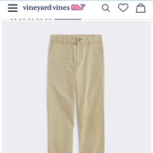 Like new Vineyard Vine chinos. Khaki size 16. Adjustable waist